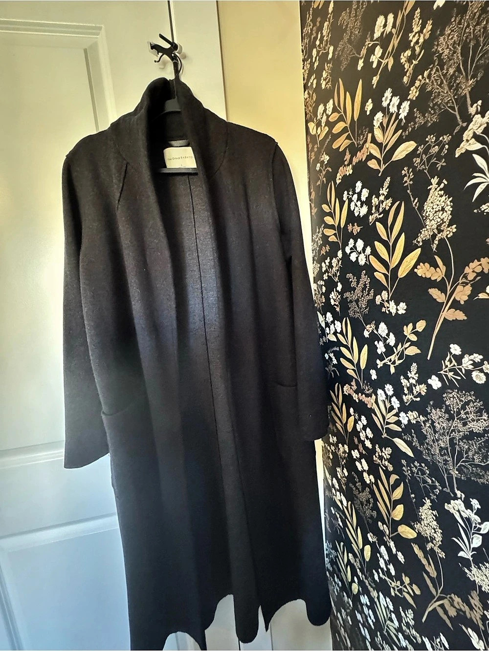 The Group Babaton Longline Black Coat BNWT